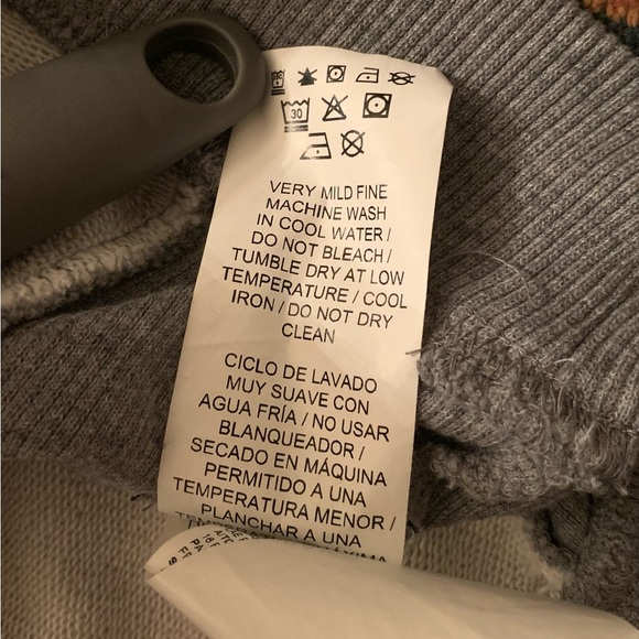 🌙 PUMA X SANKUANZ LOGO GREY LONG SLEEVE PULLOVER HOODIE - SIZE SMALL 🌙 - Picture 9 of 14